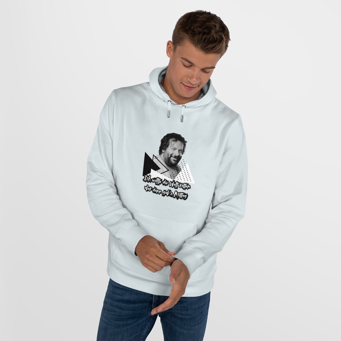 Hoodie Bud Spencer - I wanted to save the world and then...