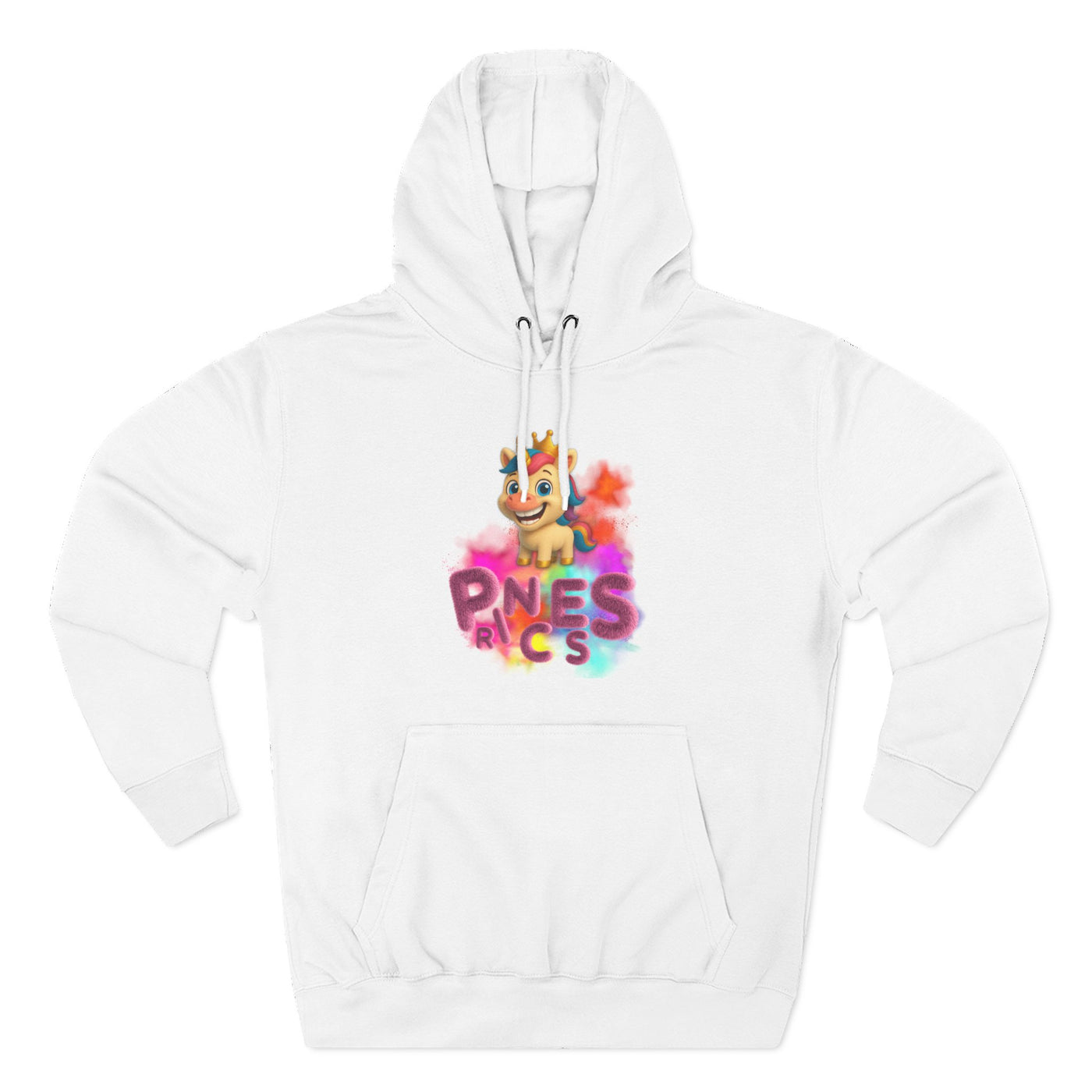 Colorful Kids' Fleece Hoodie with Fun Design