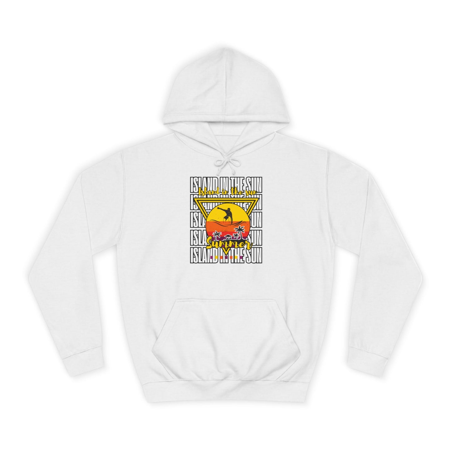 Vibrant College Spirit Hoodie, Unisex College Hoodie