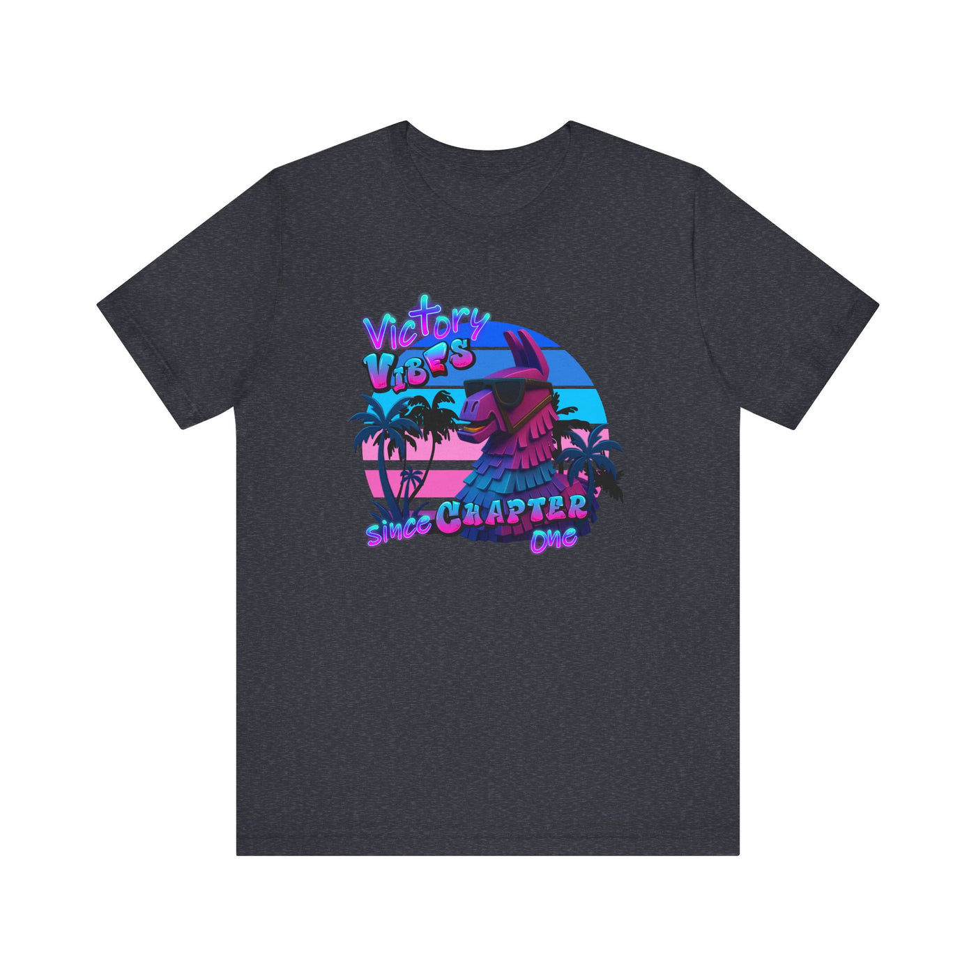 Retro Fortnite Vibe Unisex Short Sleeve Tee - 'Victory' Chapter One Graphic