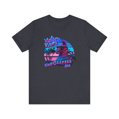 Retro Fortnite Vibe Unisex Short Sleeve Tee - 'Victory' Chapter One Graphic
