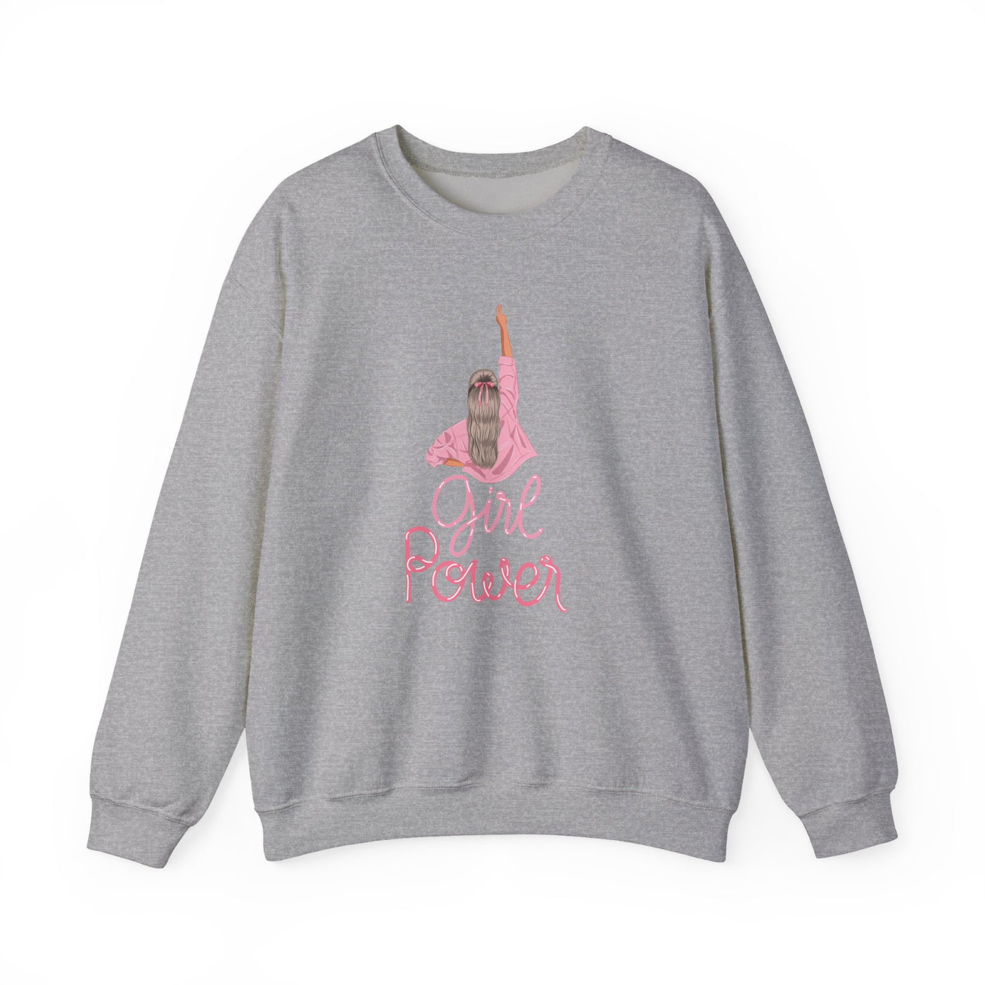 Girl Power Unisex Crewneck Sweatshirt,