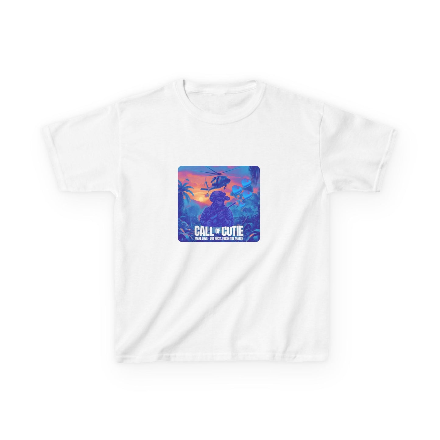 Call of Cutie Unisex Oversized Boxy Tee - Chill Vibes for Game Lovers for Teens