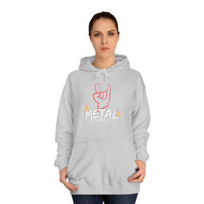 "Metal" Music Unisex College Hoodie