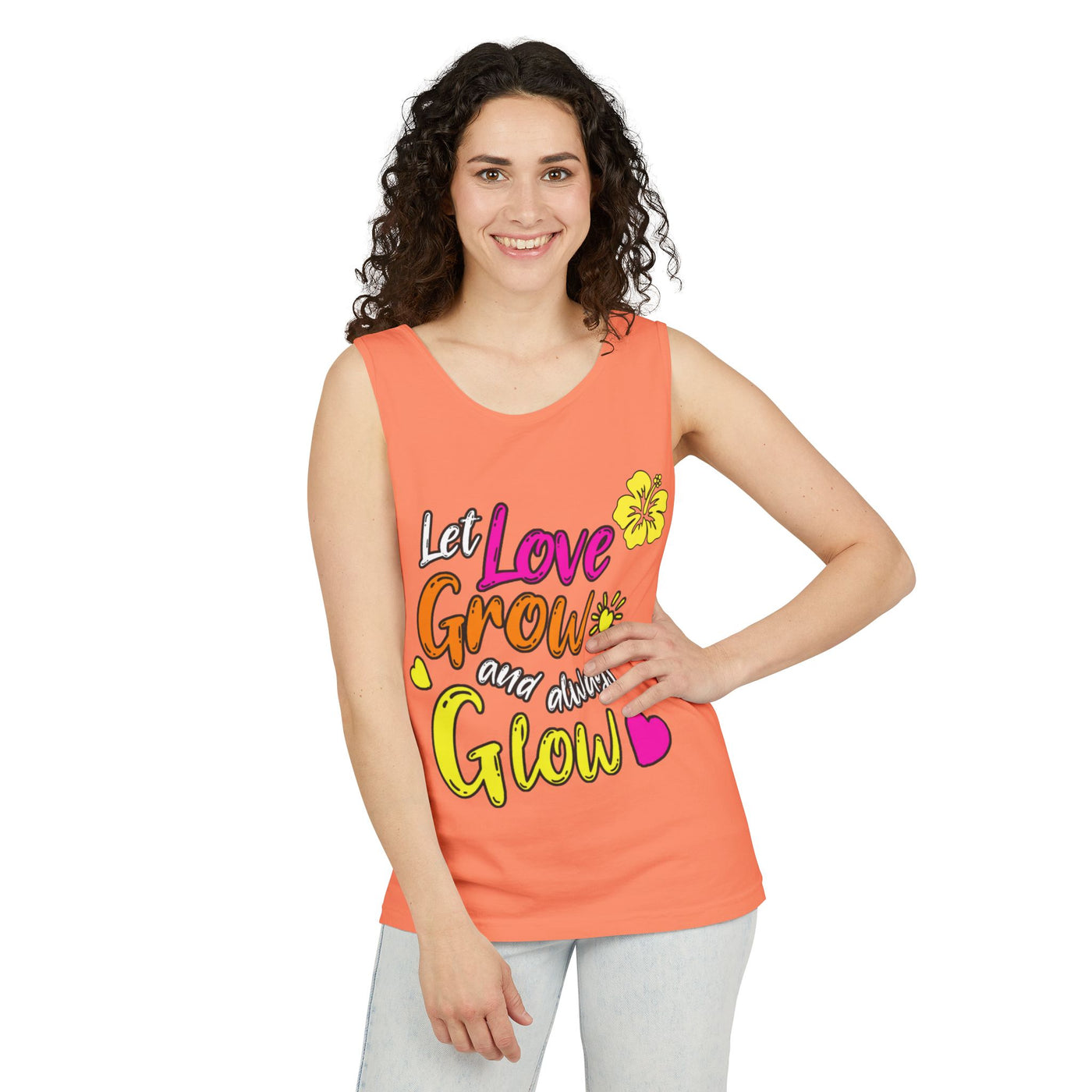 Tank Let Love Grow ... , Motivational Workout Shirt