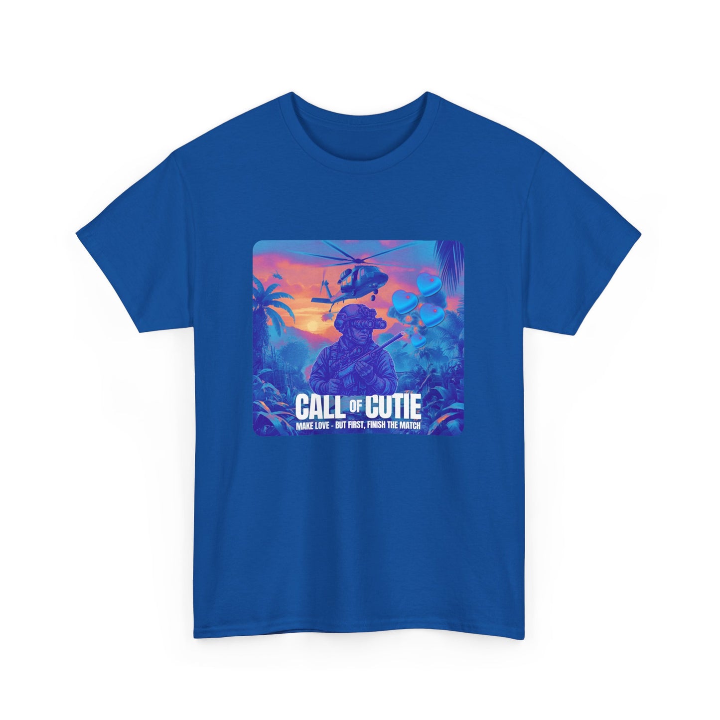 Retro Call of Cutie Unisex Oversized Boxy Tee - Chill Vibes for Game Lovers 