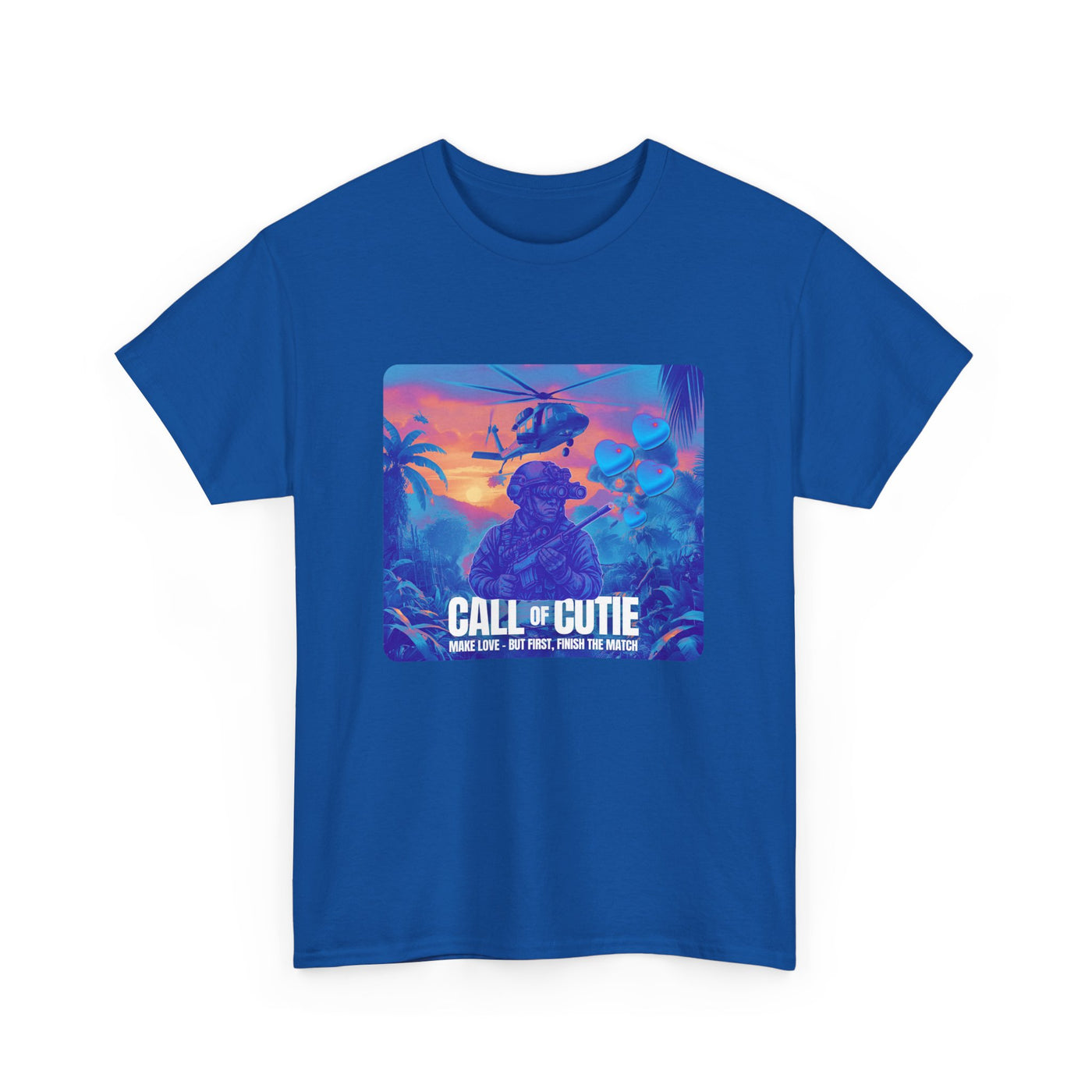 Retro Call of Cutie Unisex Oversized Boxy Tee - Chill Vibes for Game Lovers