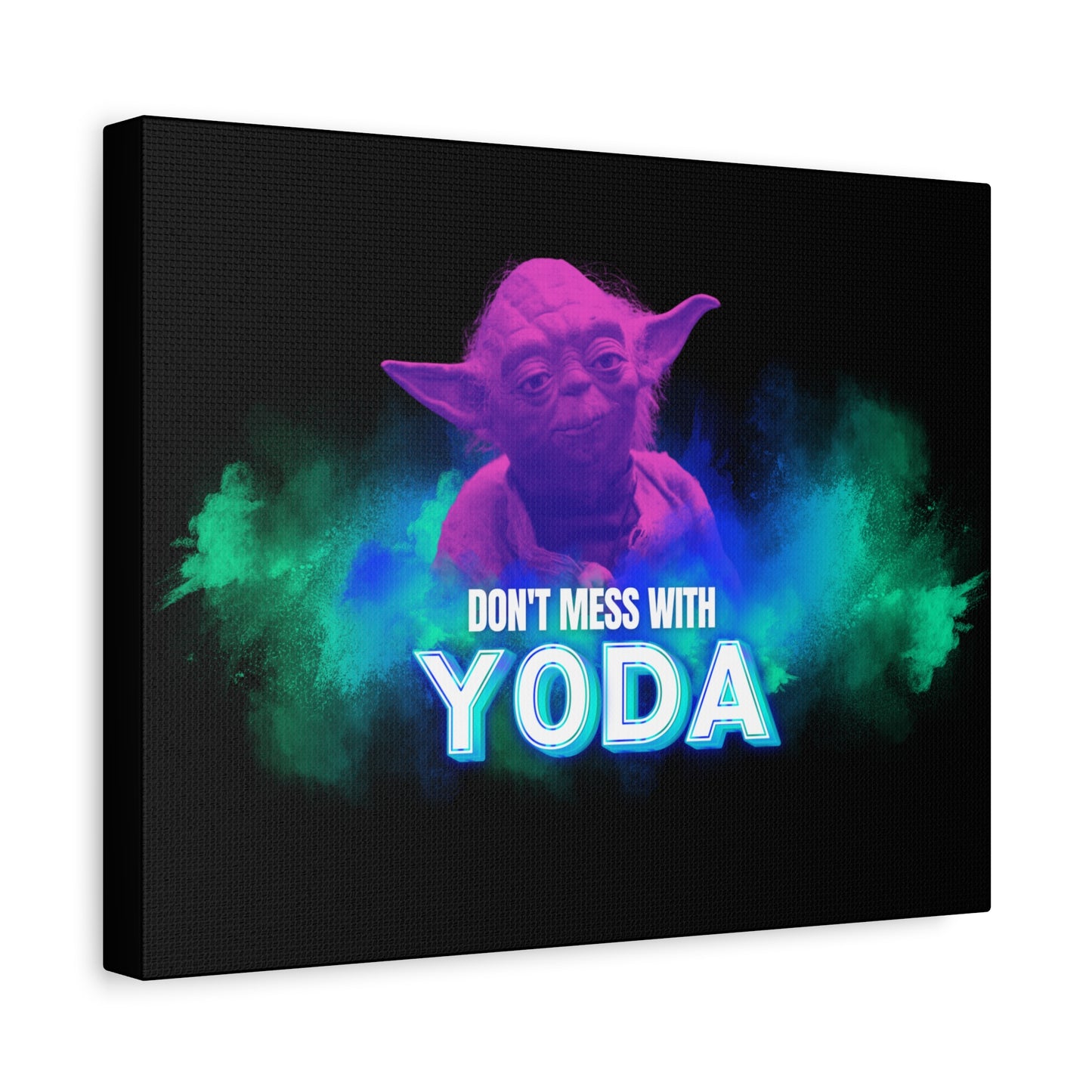 Inspirational Yoda Canvas Art - Modern Wall Decor for Star Wars Fans 