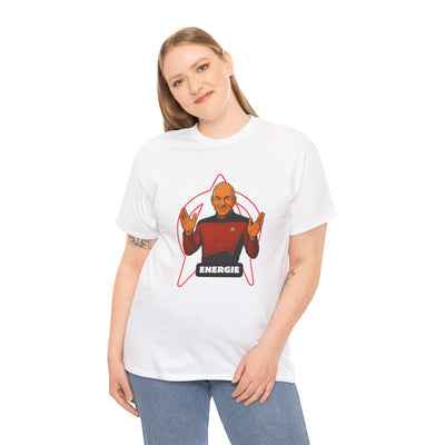 Energie Unisex Heavy Cotton Tee - Perfect for Sci-Fi Fans and Casual Wear