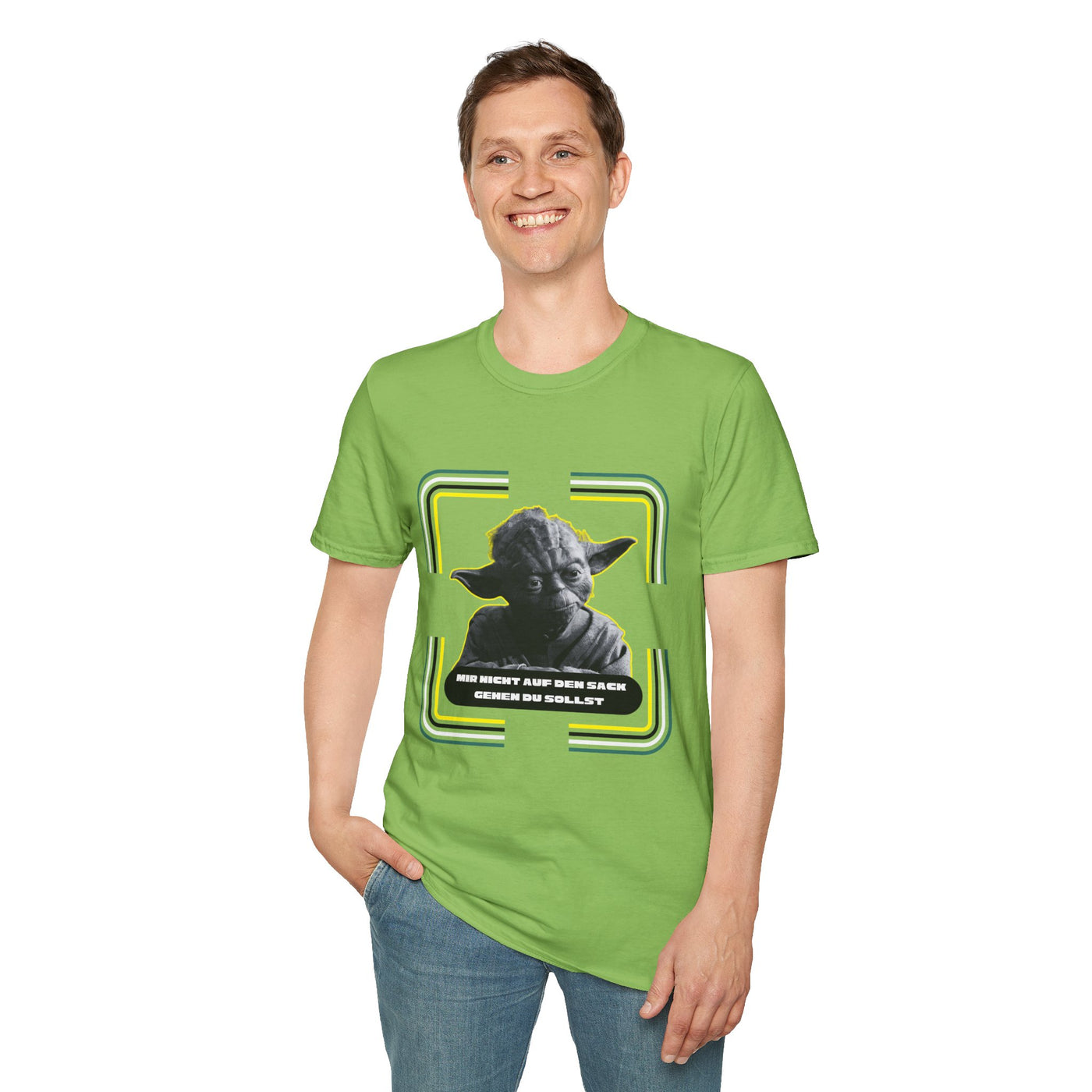 Yoda-Inspired Unisex T-Shirt - 'MIR NICHT AUF DEN... GEHEN DU SOLLST'