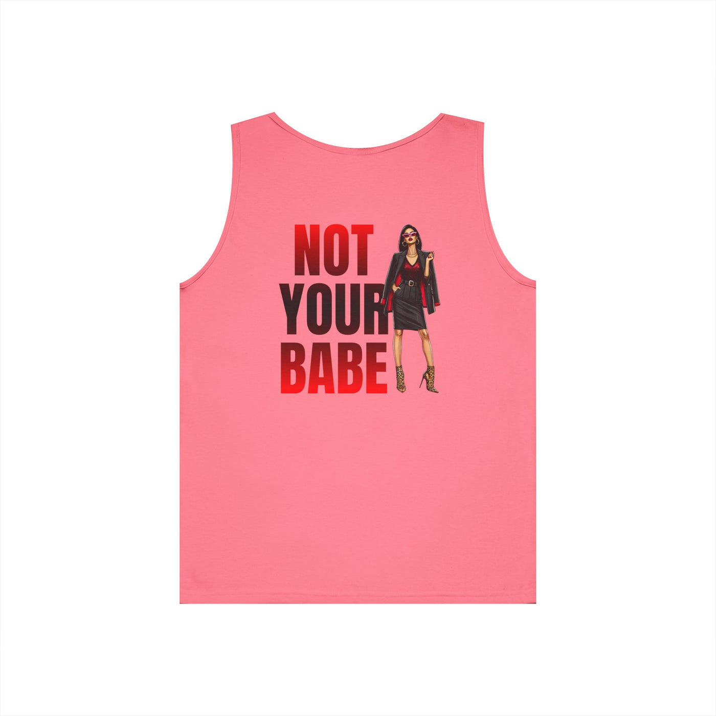 Chic & Not Your Babe Graphic Tank Top
