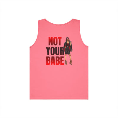 Chic & Not Your Babe Graphic Tank Top