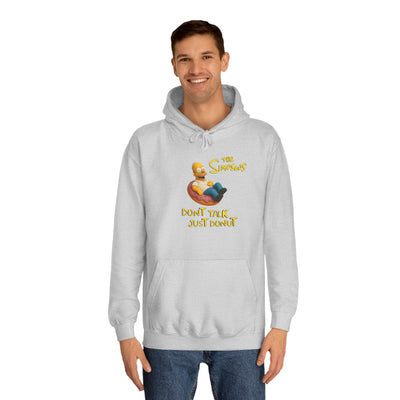 Funny Donut Lover Hoodie, Unisex College Hoodie, The Simpsons