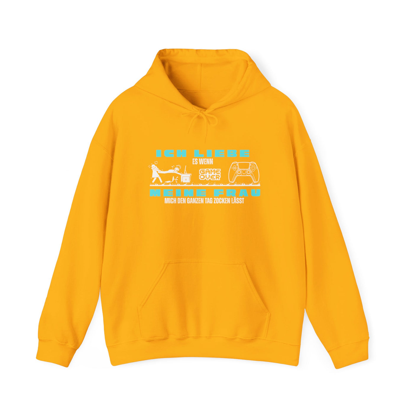 Gaming Love Unisex Hooded Sweatshirt - "Ich Liebe Es Wenn Meine Frau"