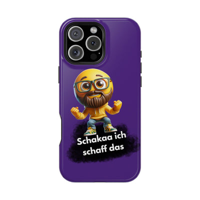 Motivational Impact-Resistant Phone Case - "Schakaa ich schaff das"