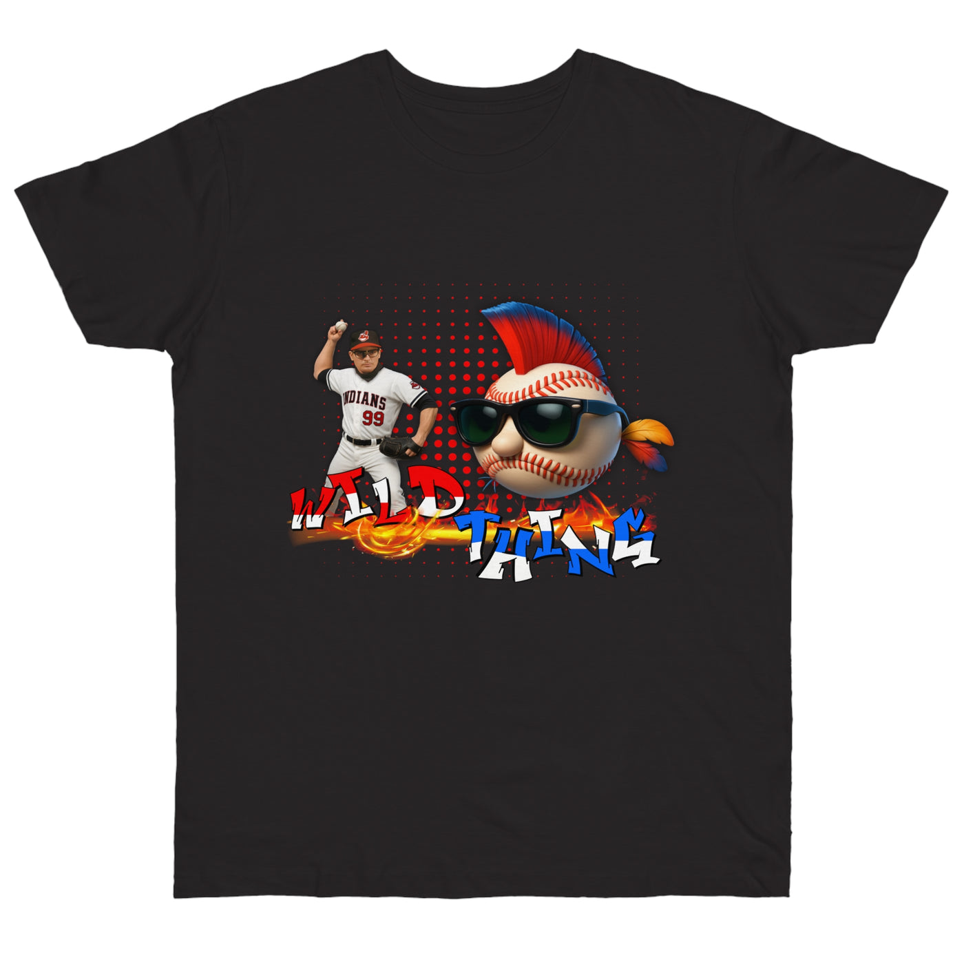 Charlie Sheen Wild Thing  - Baseball Fan T-Shirt