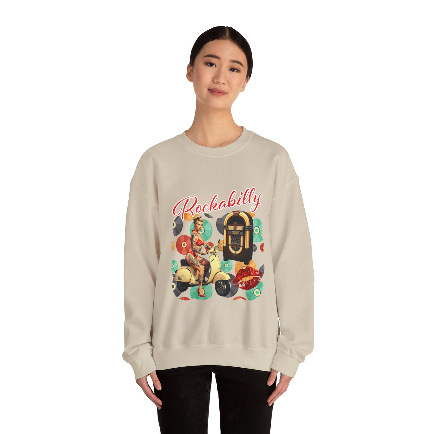 RockabillyHeavy Blend Sweatshirt | Vintage Vibe