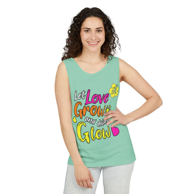 Tank Let Love Grow ... , Motivational Workout Shirt