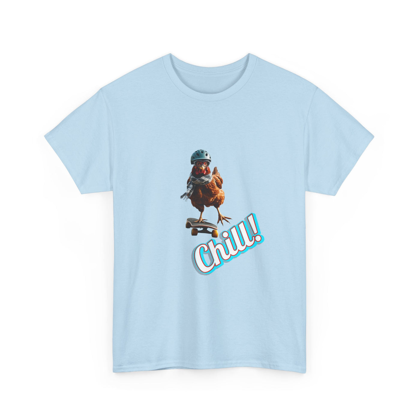 Chill Skateboarding Chicken Shirt