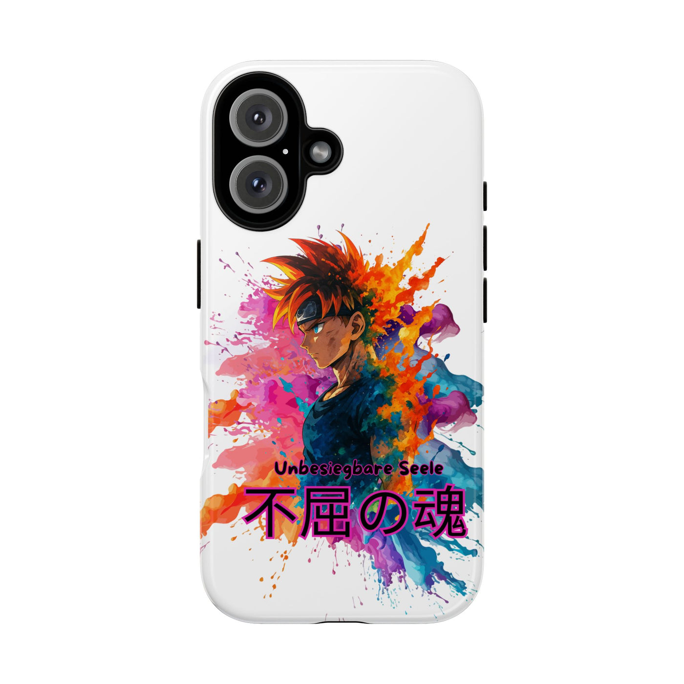 "unbesiegbare Seele" Tough Cases - Colorful Anime Phone Case Handyhülle