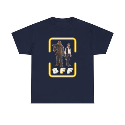 BFF Chewbacca & Han Solo Unisex Heavy Cotton Shirt