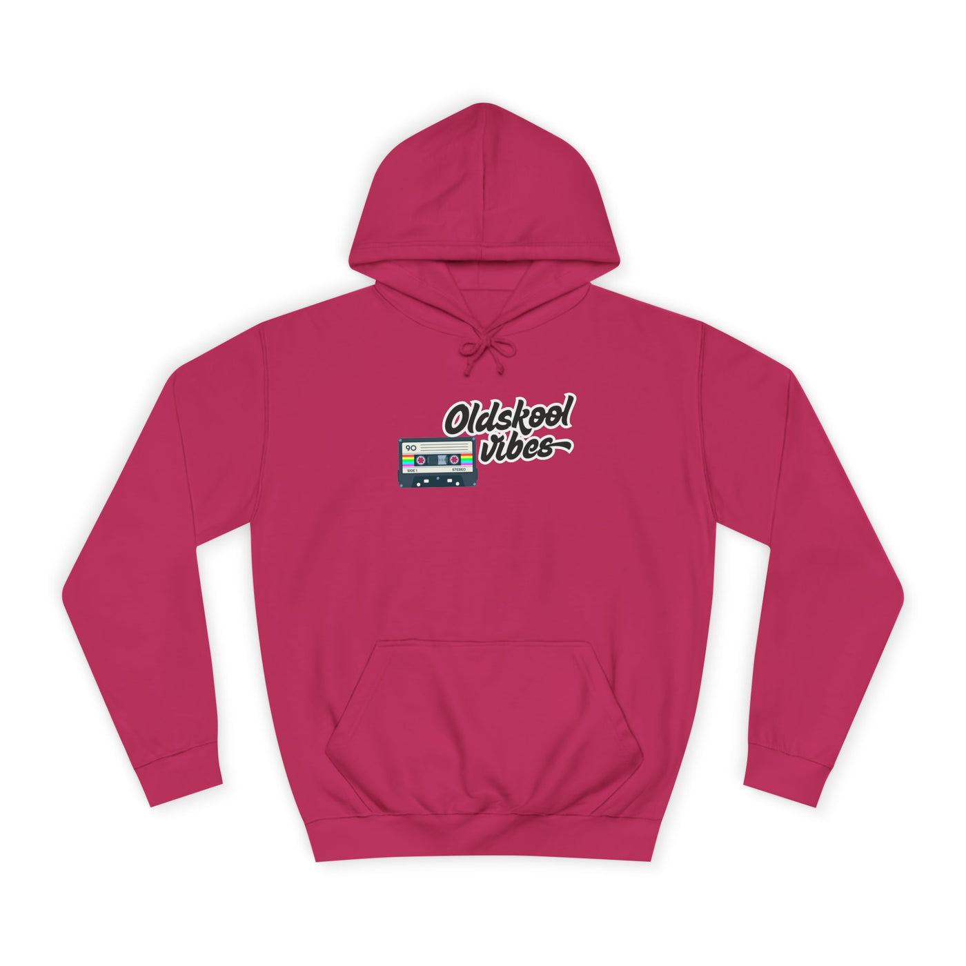 Oldskool Vibes- Hooded Sweatshirt - 'Oldskool' Graphic