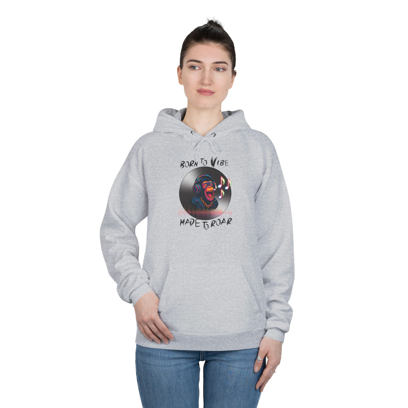 Born to Vibe Hoodie - cool monkey design / Monkey