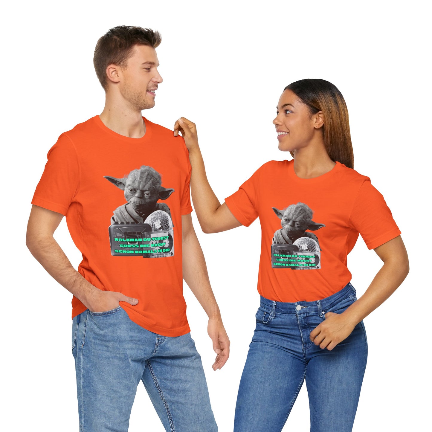Funny Yoda Quote Unisex Tee - Walkman du kennst - erfahren du bist starwars