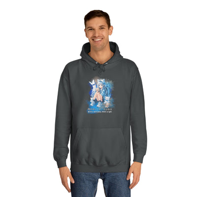 Hoodie, Anime Sweatshirt "Within darkness there is a light"