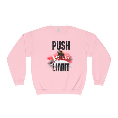 Motivational Crewneck Sweatshirt - "Push Your Limit" 