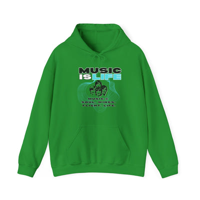 Music is Life Hoodie - Unisex Heavy Blend™ Sweatshirt