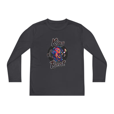 King of Beat Youth Long Sleeve Tee - Perfect for Young Musicians! 