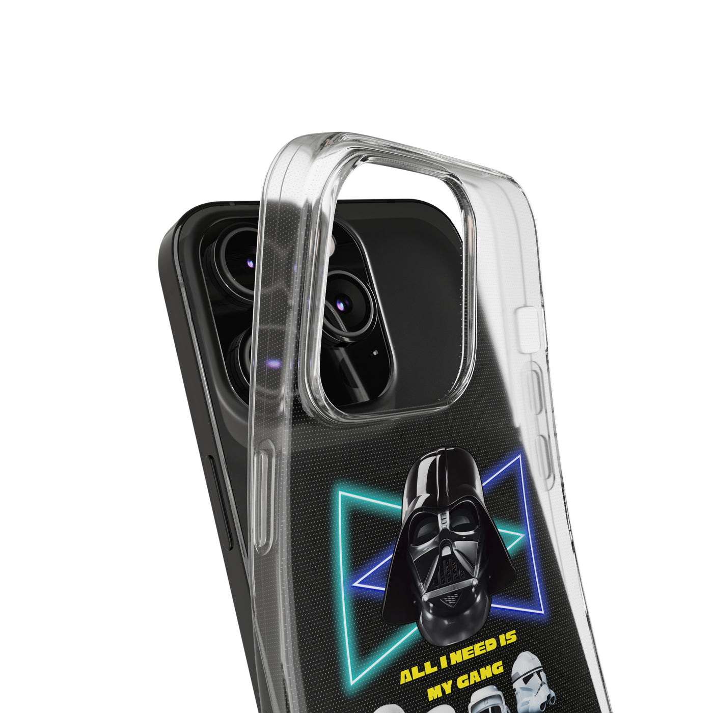 Handyhülle Darth Vader Phone Case, Star Wars Clear Silicone Phone Cover,  All I Need Is My Gang