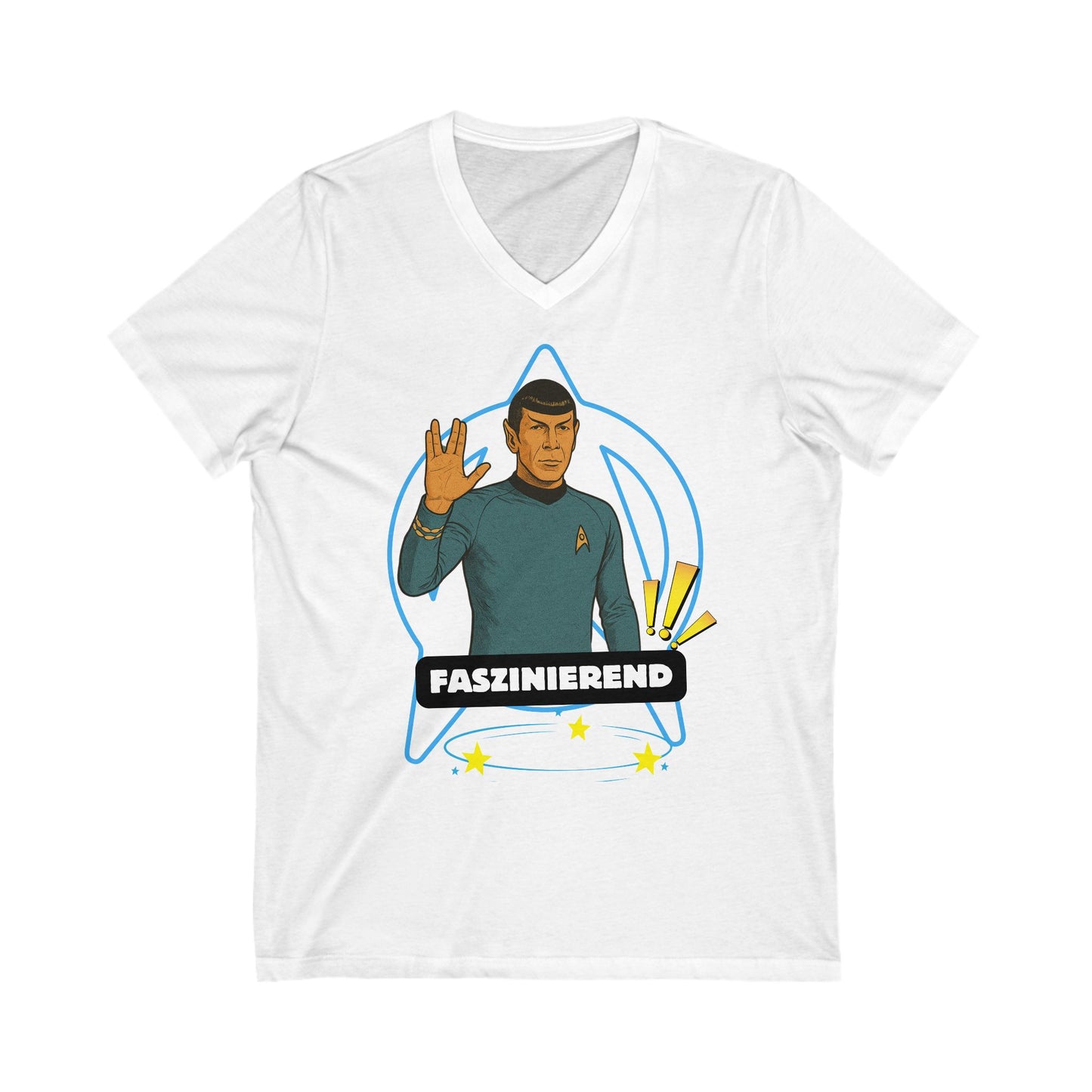 Fasziniert Unisex V-Neck Tee - Perfect for Sci-Fi Lovers