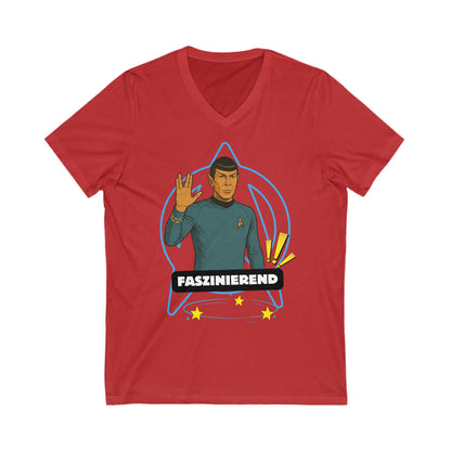 Fasziniert Unisex V-Neck Tee - Perfect for Sci-Fi Lovers