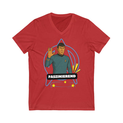 Fascinated Unisex V-Neck Tee - Perfect for Sci-Fi Lovers
