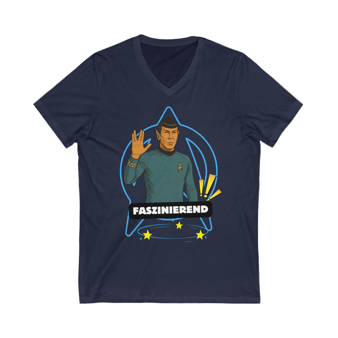 Fascinated Unisex V-Neck Tee - Perfect for Sci-Fi Lovers