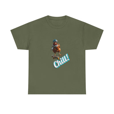 Chill Skateboarding Chicken Shirt