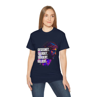 Gesegnet. Geerdet. Gefeiert. Geliebt - Jesus Shirt