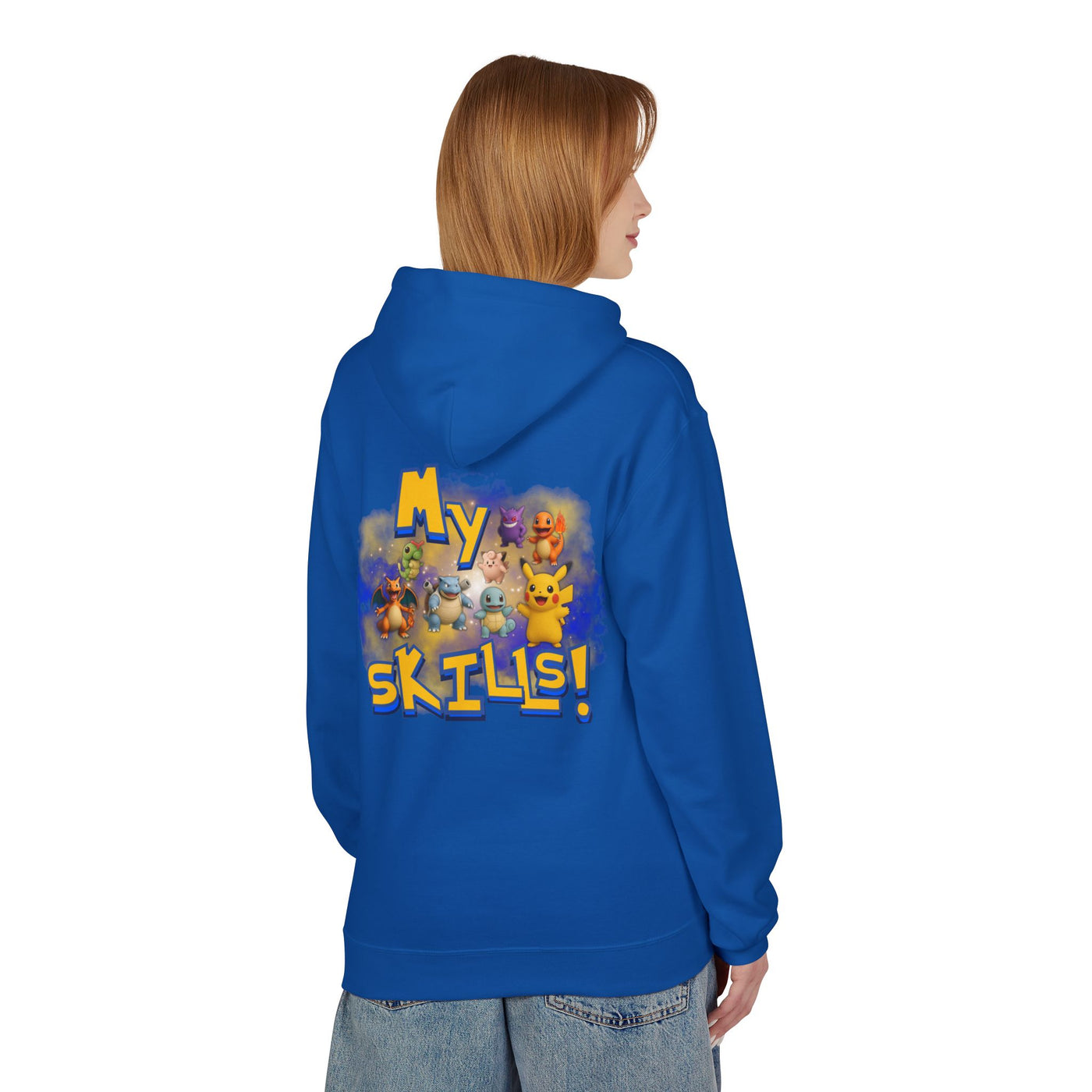 Pokemon Skills Hoodie, Unisex Pokemon Sweatshirt, Cute Hoodie