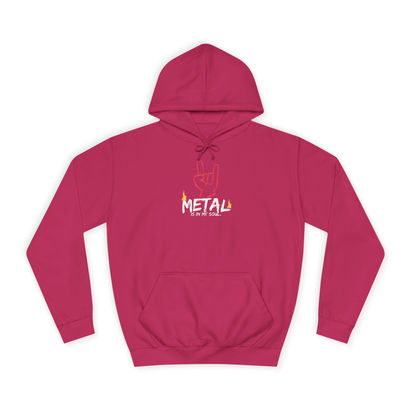 "Metal" Music Unisex College Hoodie