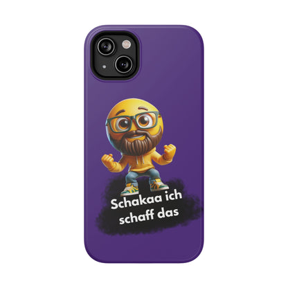 Motivational Impact-Resistant Phone Case - "Schakaa I can do it"