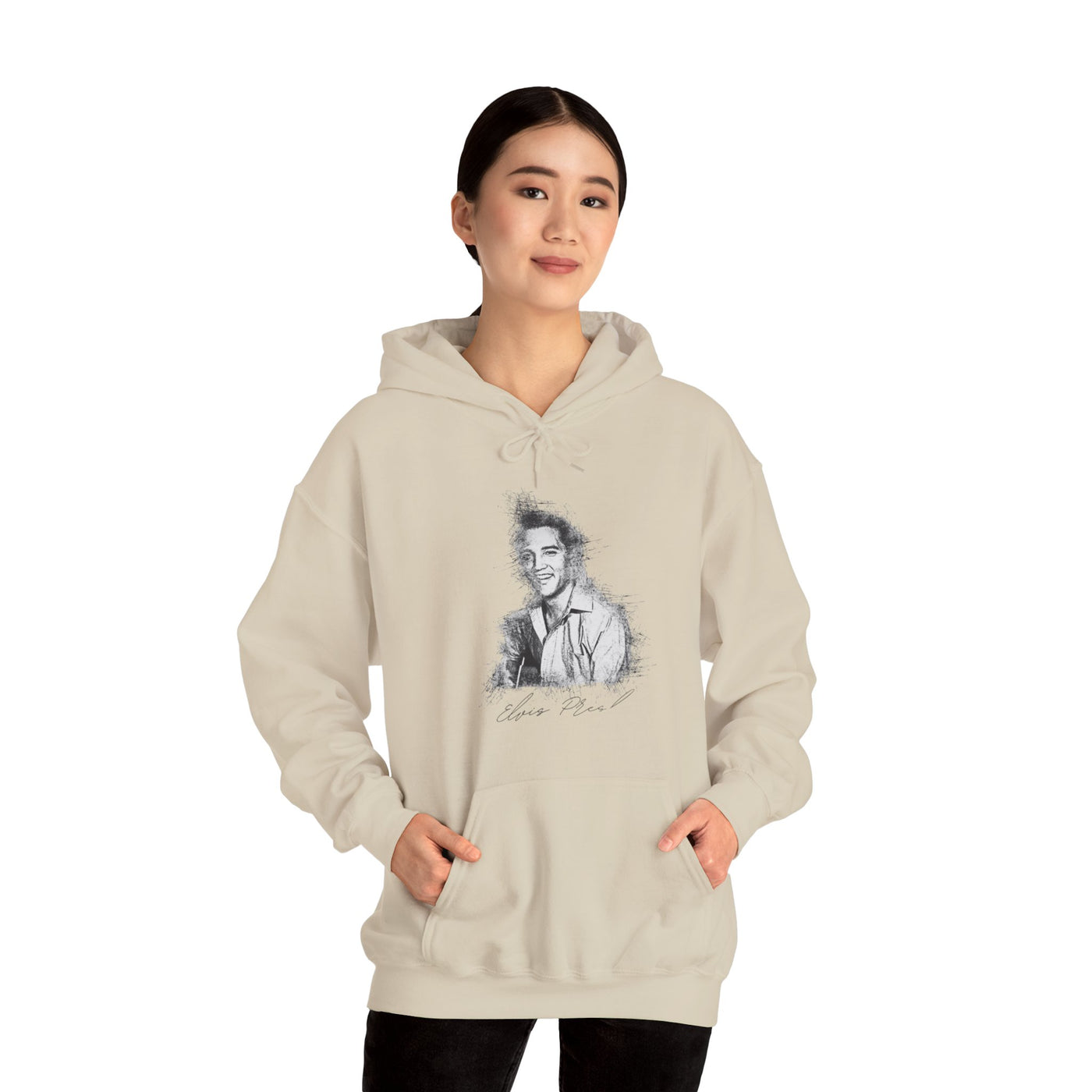 Hoodie Elvis Presley Inspired Vintage Design