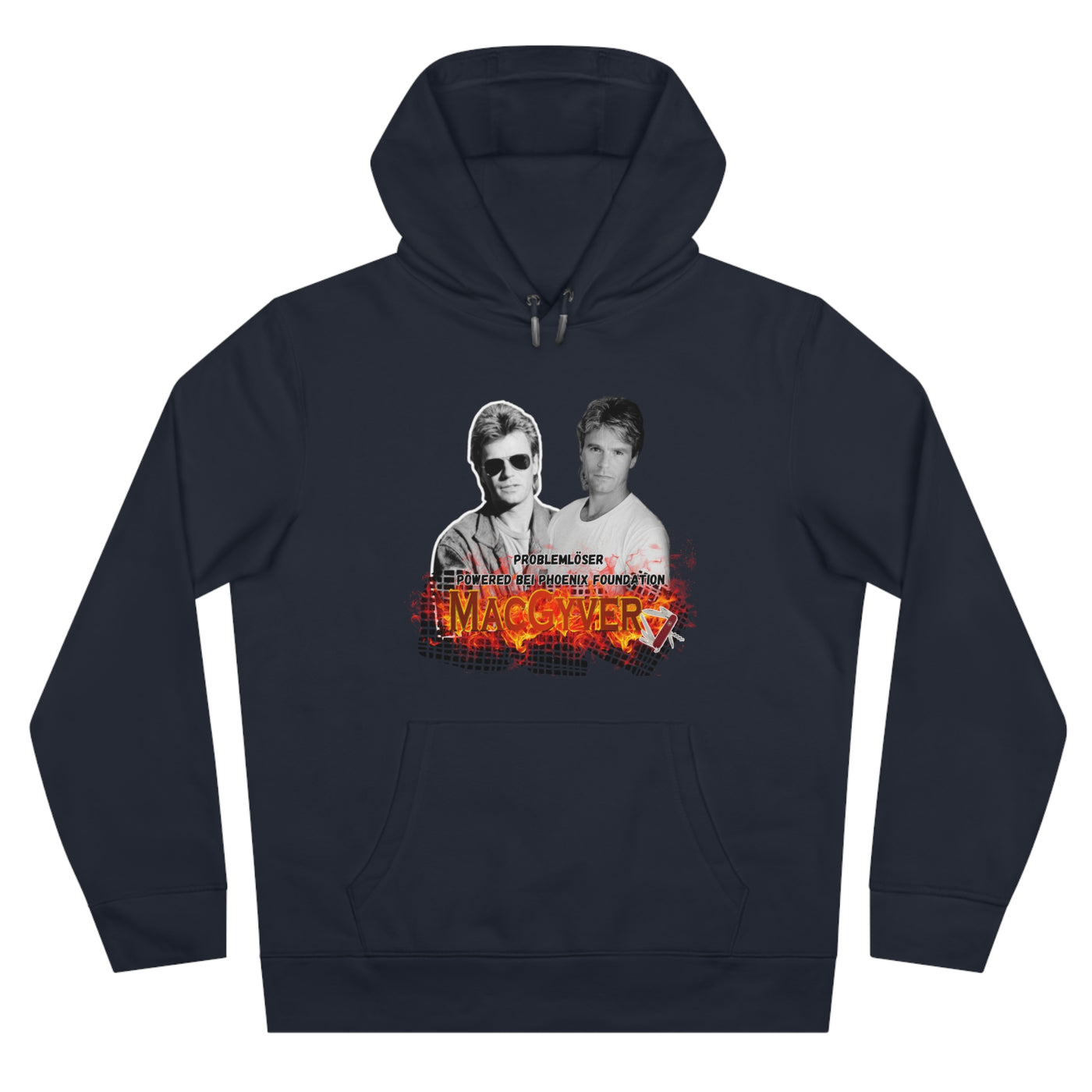 Retro MacGyver King Hooded Sweatshirt - Classic 80s Style