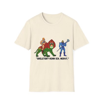 He-Man Retro Graphic Tee, Unisex Softstyle Shirt for Fans, Vintage Cartoon Apparel, Gift for Geeks, Nostalgic T-Shirt