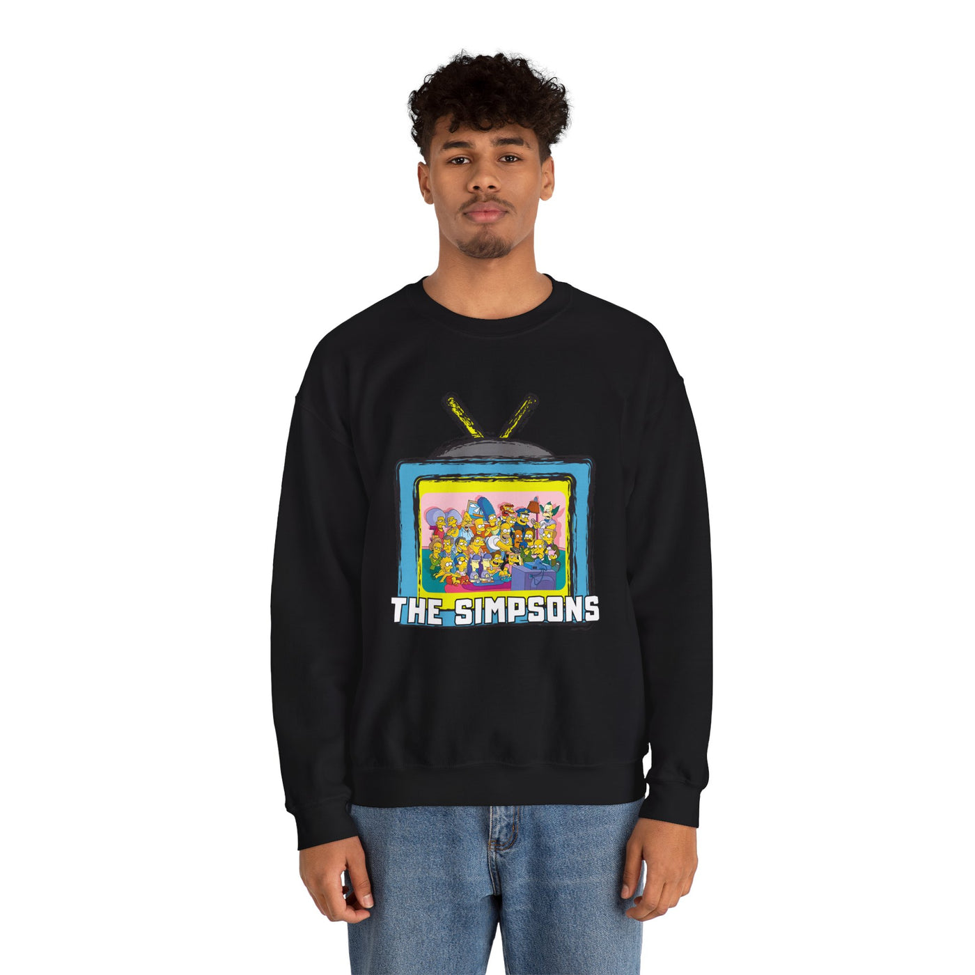The Simpsons Unisex Heavy Cotton Sweatshirt