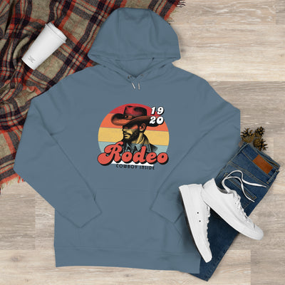 Retro Rodeo King Sweatshirt, Cowboy Hoodie, Western Apparel, Gift for Ranchers, Rodeo Fans, Cozy Hoodie for Men