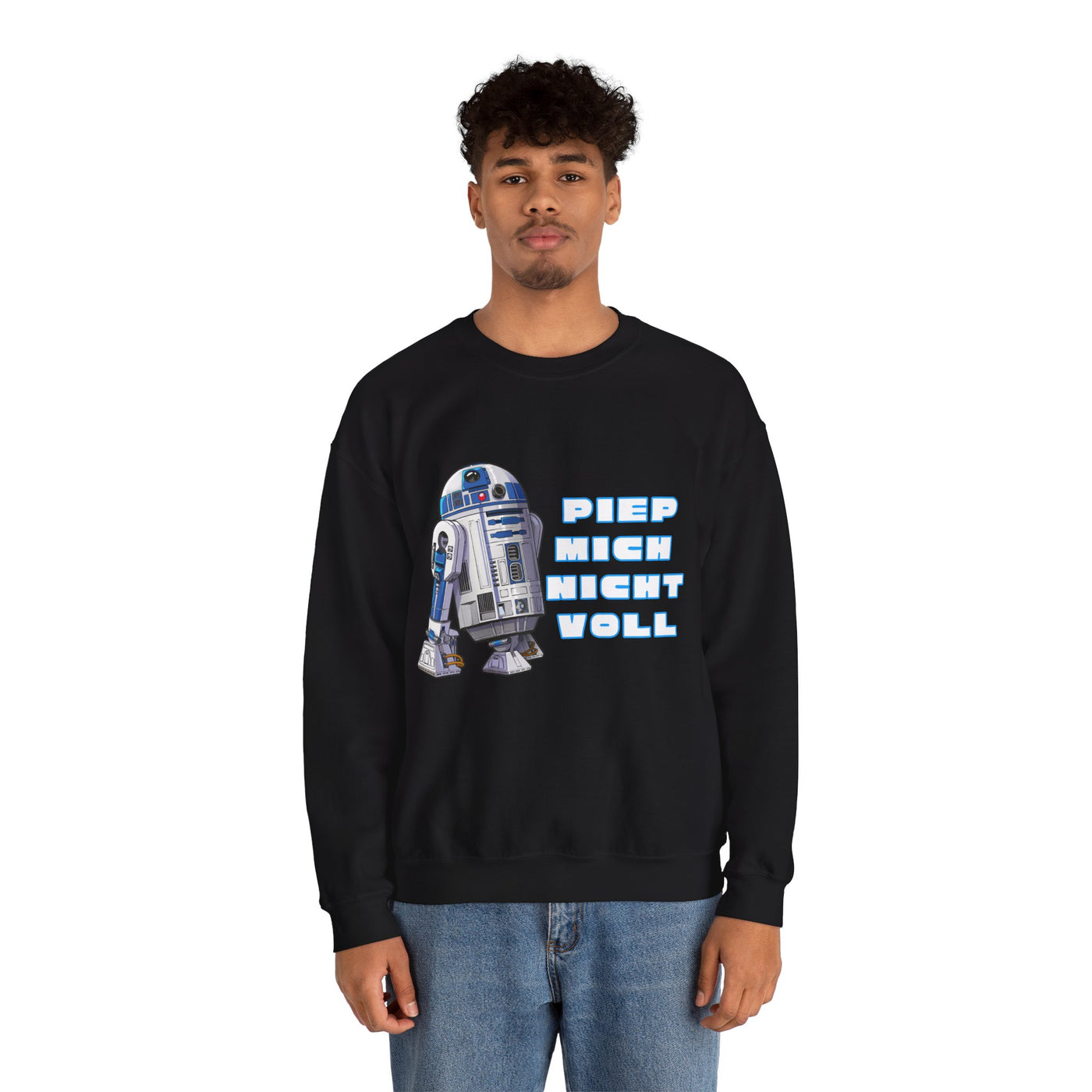 R2-D2 Inspired Unisex Crewneck Sweatshirt - Fun and Cozy