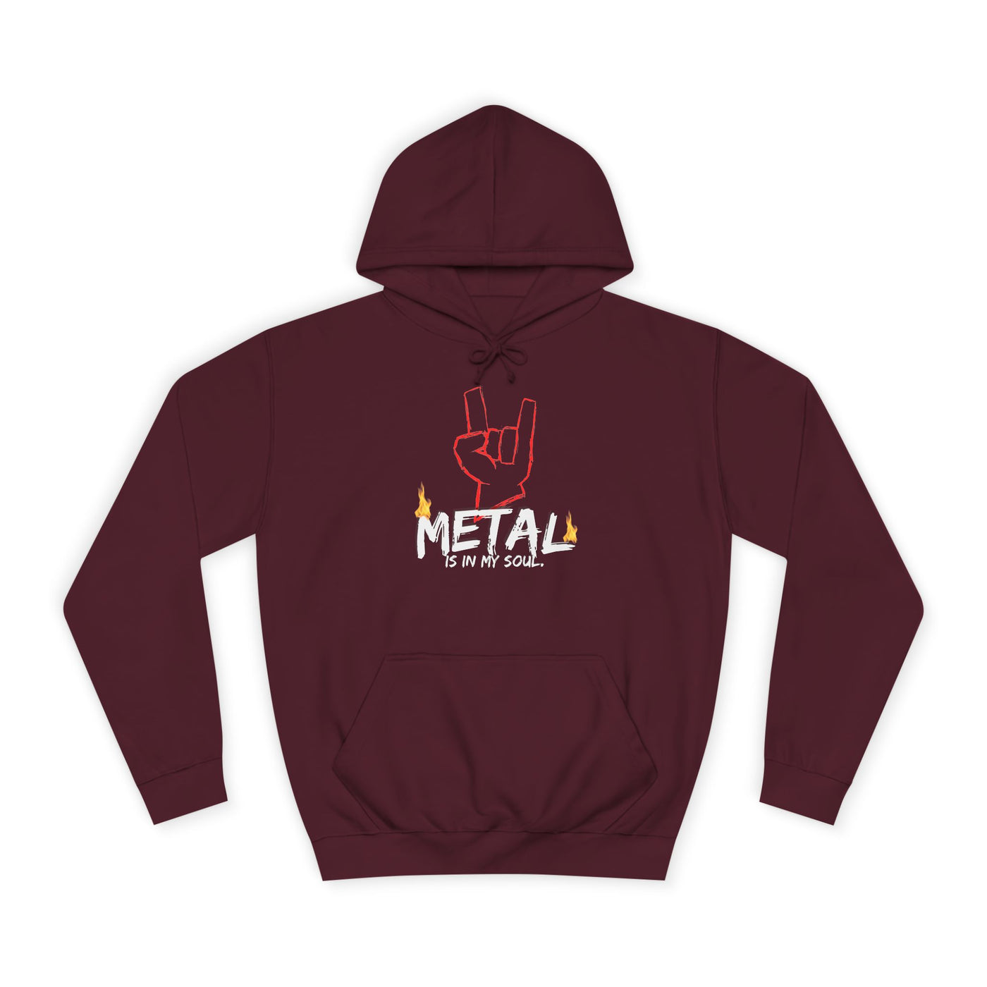 "Metal" Music Unisex College Hoodie
