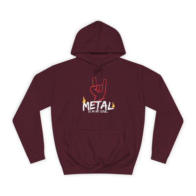 "Metal" Music Unisex College Hoodie